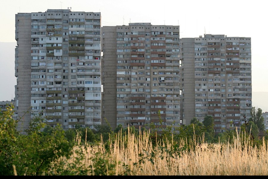 Панелни жилищни блокове в жк Младост, София